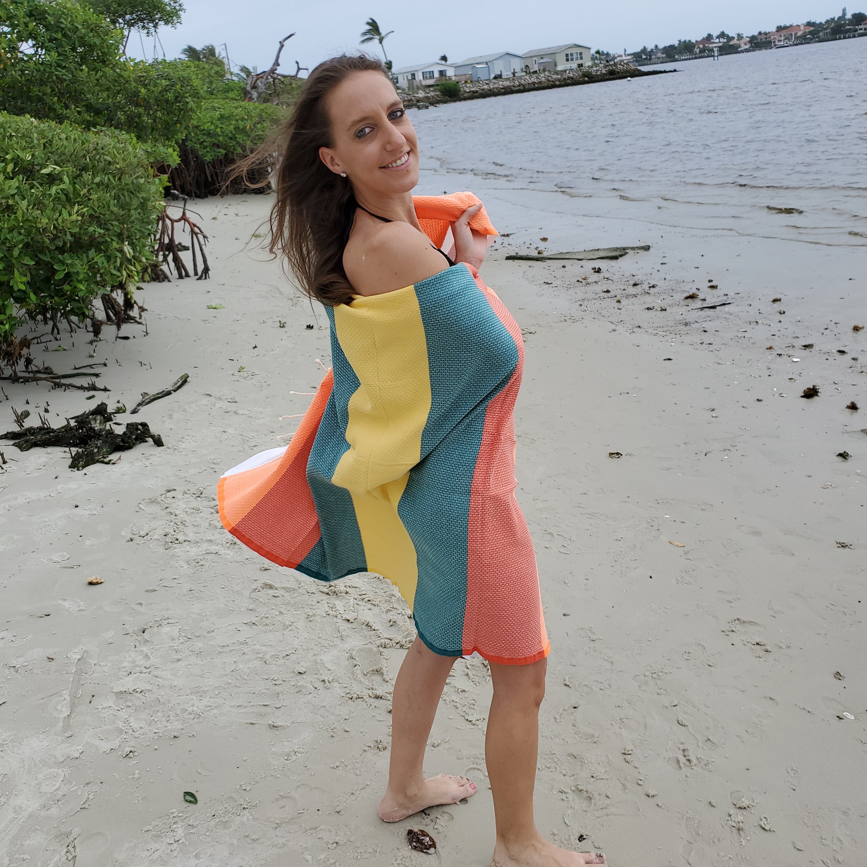 Premium Beach bath  Towel  (Jirida Multicolor)