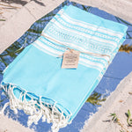 Premium Bath Beach Towel (Fouta L.Blue)