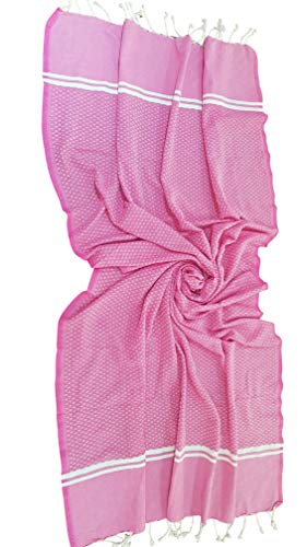 Premium Bath Beach Towel" (CAJ Pink)